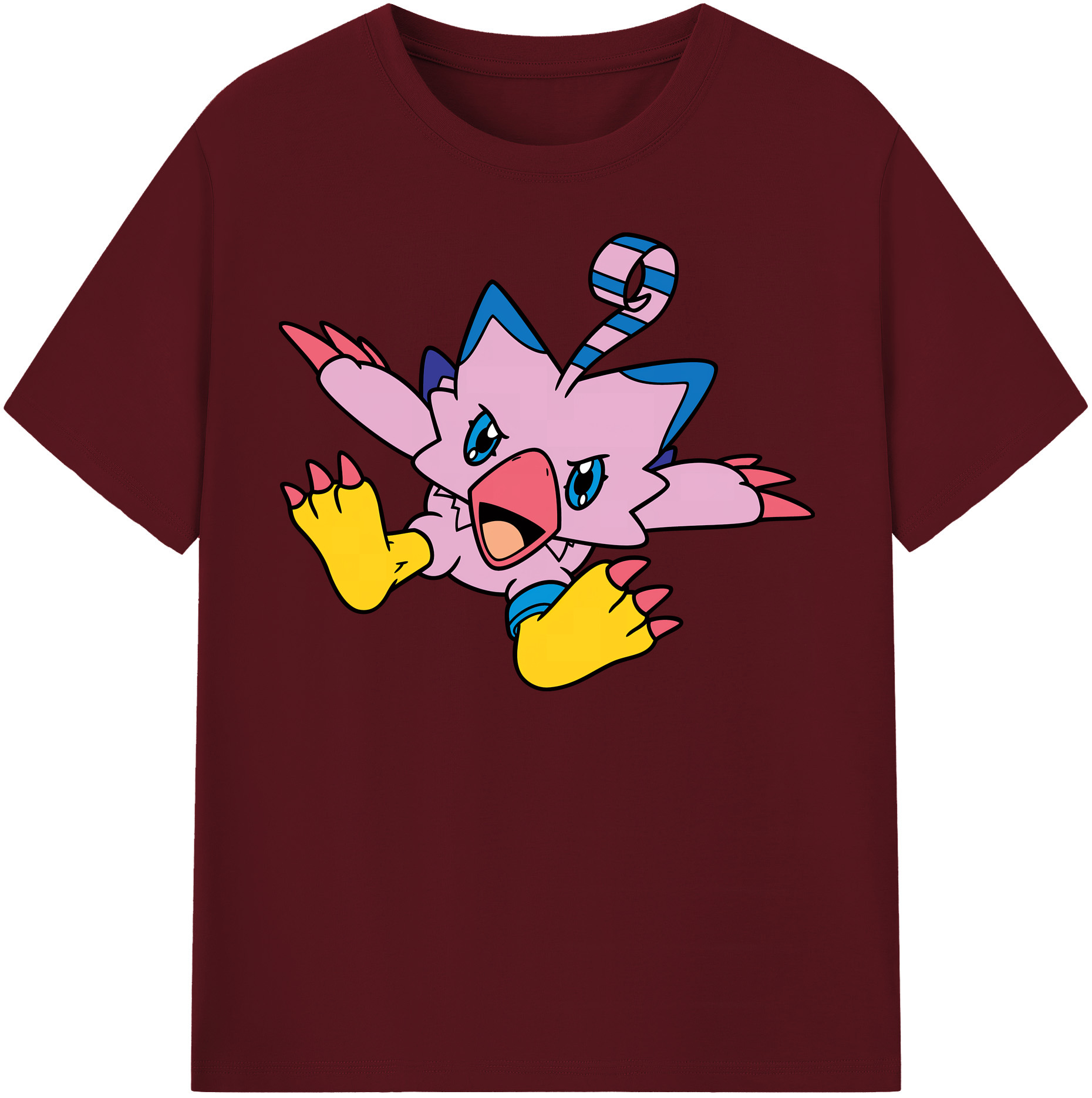 （画像用） Digimon デジタルモンスター/デジモン 綿100％半袖Tシャツ（フロントプリント）